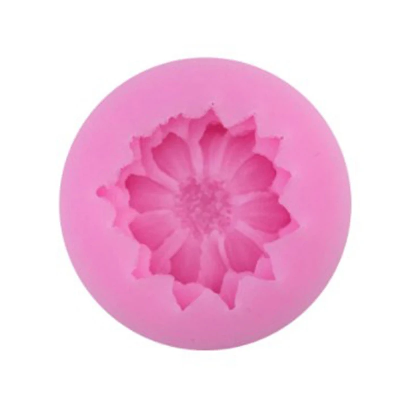 Daisy Wild Chrysanthemum Flower Shape Silicone Mold Baking Mold Fondant Cake Decorating Tools Resin Mould