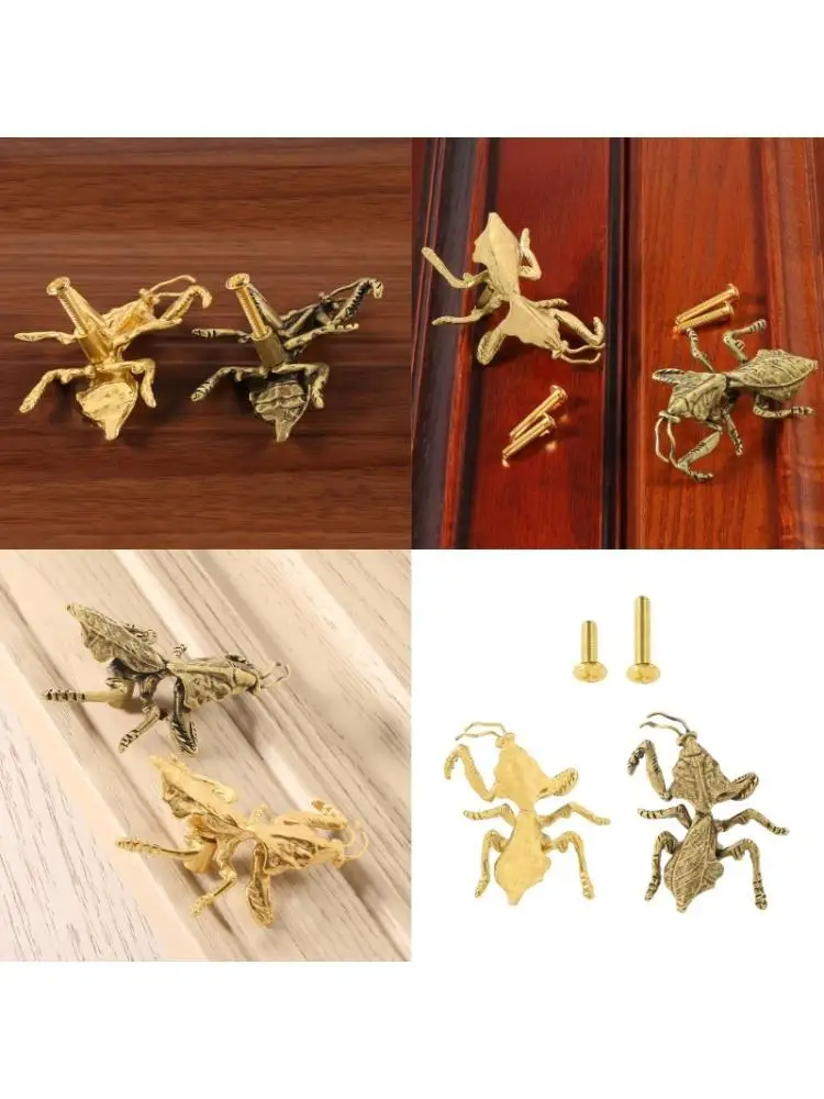 

652F Ретро Современная металлическая тяга Mantis Pull Эргономичная тяга для смешанного декора в домашней обстановке