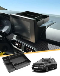 LFOTPP Car Centre Console Storage Box for Dacia Sandero 3/Sandero Stepway III/Dacia Jogger Auto Sandero Stepway 2024 Accessories