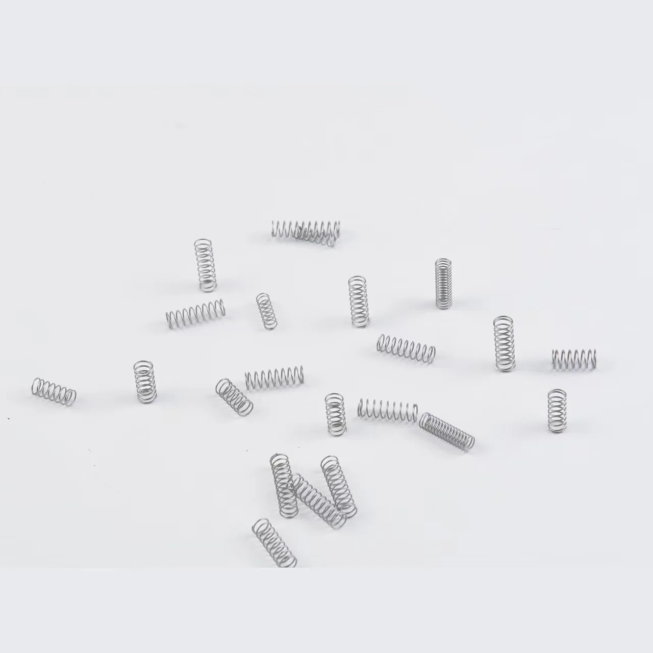 390Pcs 24 Sizes Premium Stainless Steel Compression Spring Kit Wire Dia 0.45-0.7mm Outer Dia 5-7mm Length 10-25mm Compression Sp