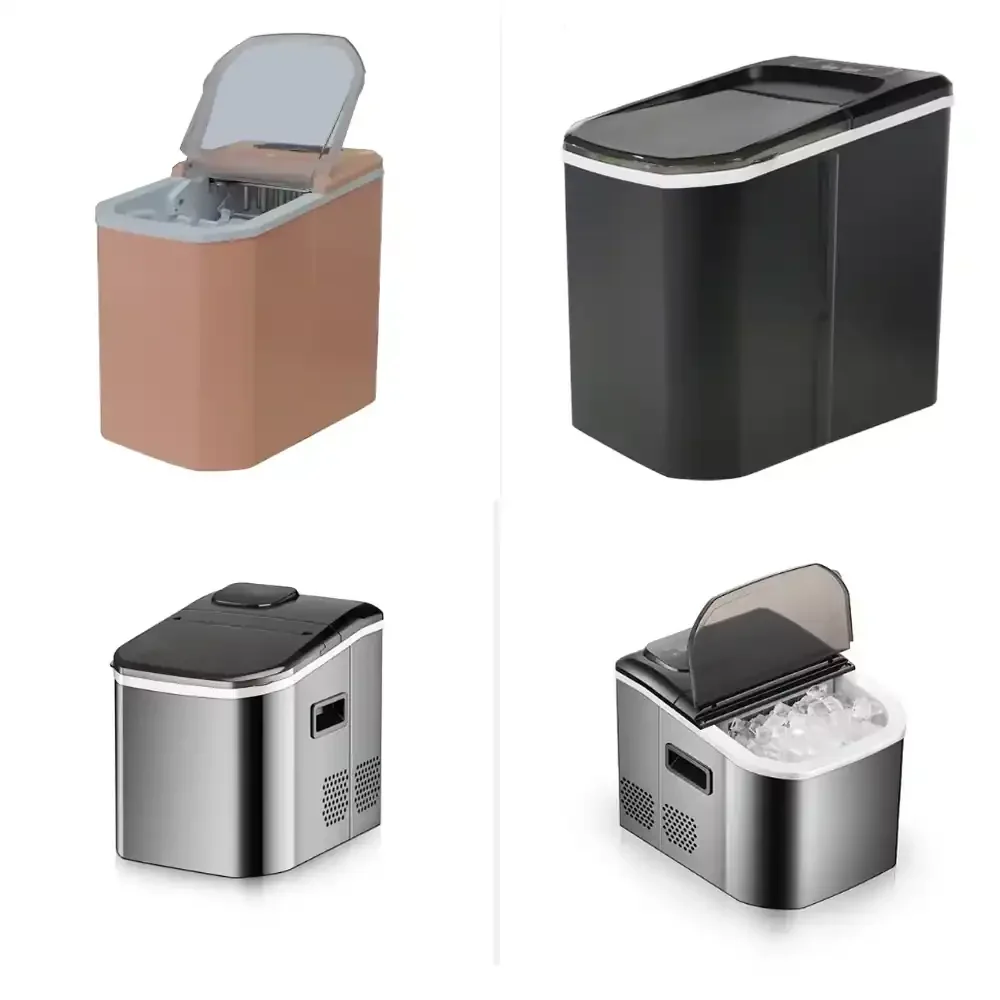 

Countertop Ice Maker Machine with 24Pcs Ice Tray for Home Kitchen Office Use Portable Ice Machine
