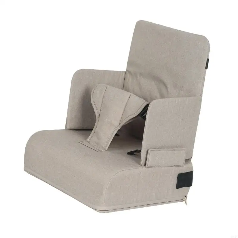 Chaise pliable C63C pour enfants, coussin en tissu universitaire Simple