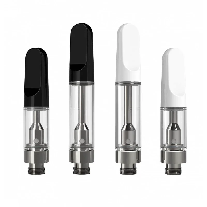 10 قطعة خرطوشة Vape الزجاجية الكاملة 0.8 مللي/1.0 مللي سعة ملف إيراميك فارغ 510 موضوع المتاح البخاخة السجائر الإلكترونية #1
