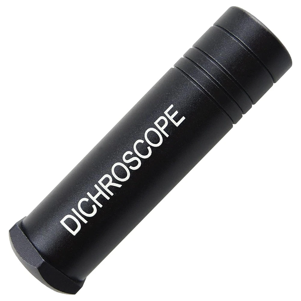 ABJA Gemstone Calcite Dichroscope Trichoic Gem Gemstones Gemological Testing 15mm Diameter Heavy Handheld Gem Spectroscope