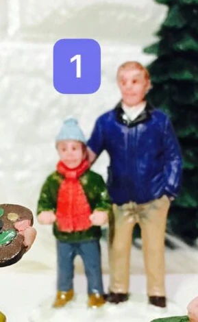 resin figure mental psychological sand table game box court therapy father and  son