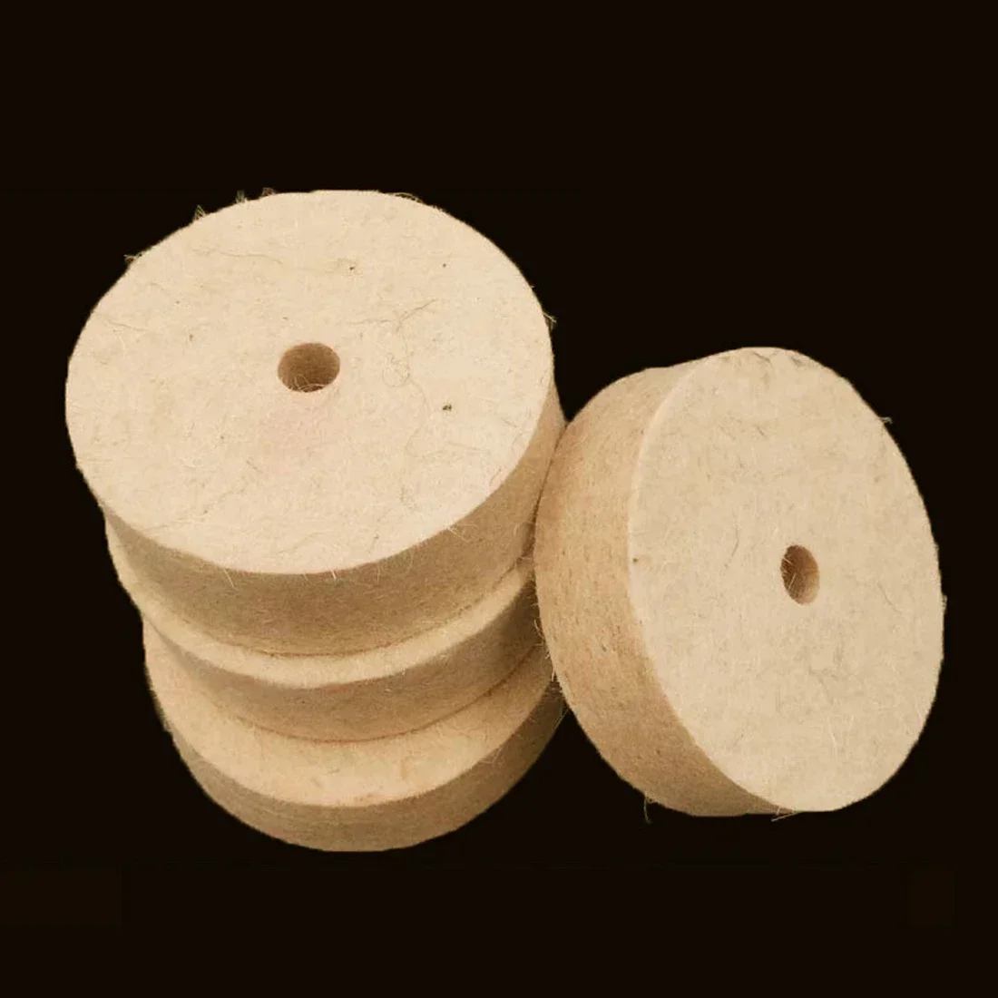 Pad Wool buffing wheel Polisher Buffing Disc Felt Grinding Parts Tool 3in Workshop Abrasive Detailing Accessories