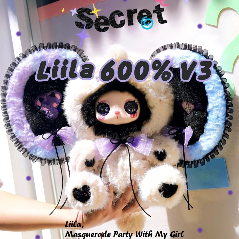 

Подлинная Liila 600% V3 Маскарадная вечеринка с серией My Girl, виниловая плюшевая глухая коробка, модная коллекция игрушек, подарок на день рождения ручной работы