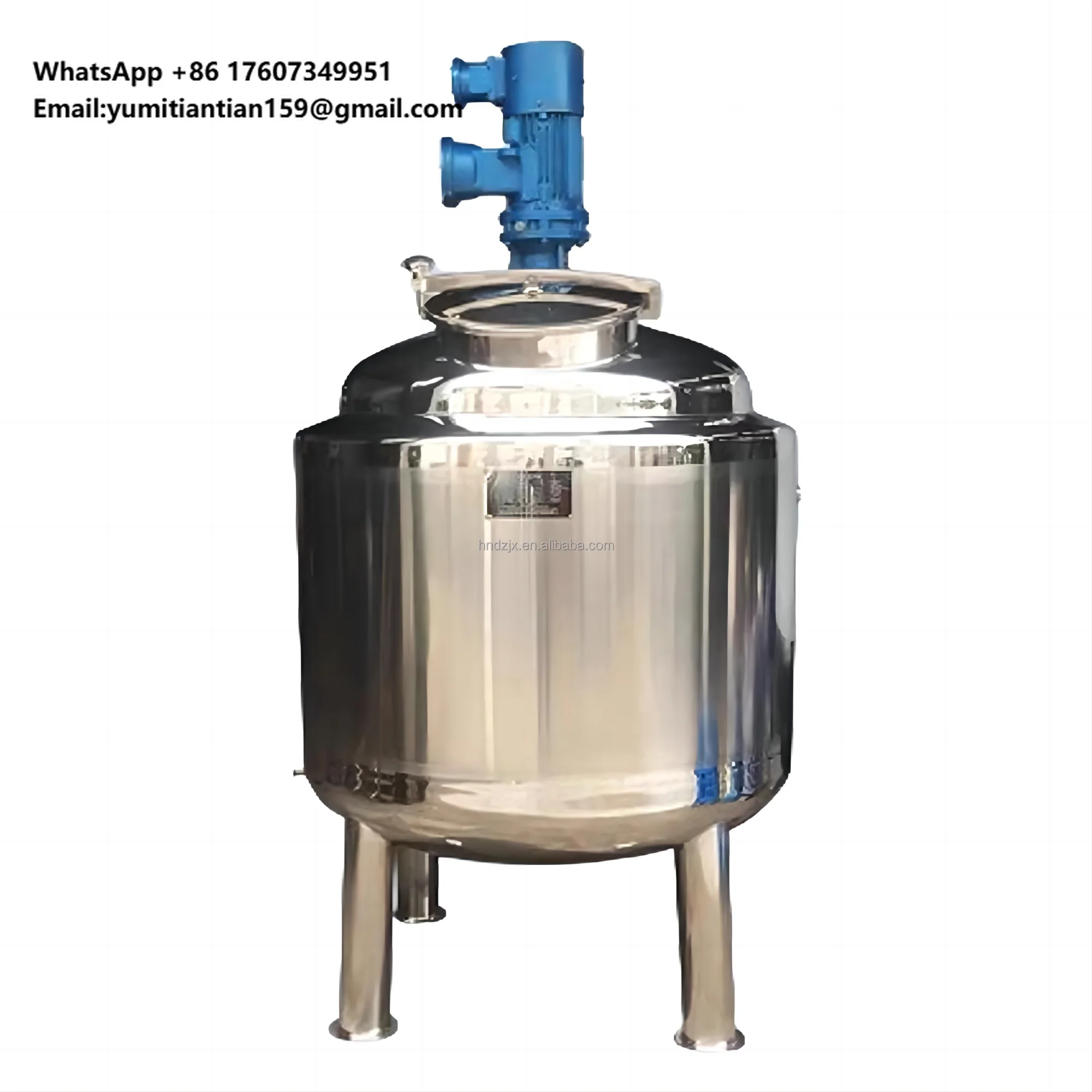 DZJX 100 200 500 1000 2000 L Mixing Tank Agitator With Heating System Emulsifier Heater Mixer 300 Liter for Evaporated Milk