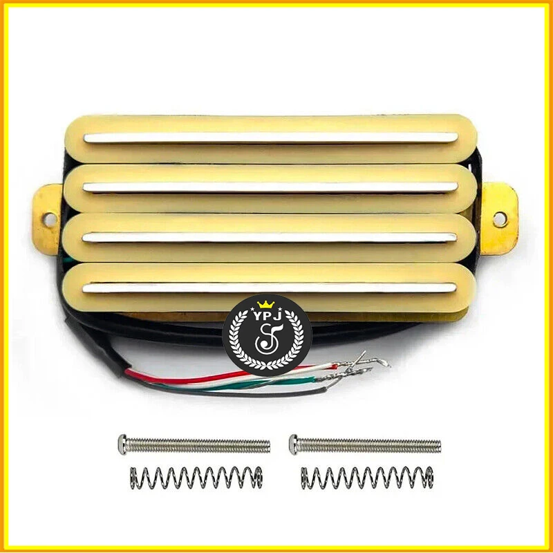 For Electric Guitar Hot Rail Pickups Humbucker Quad Rails Four Blades Magnet Ceramic Guitars Accessories Parts