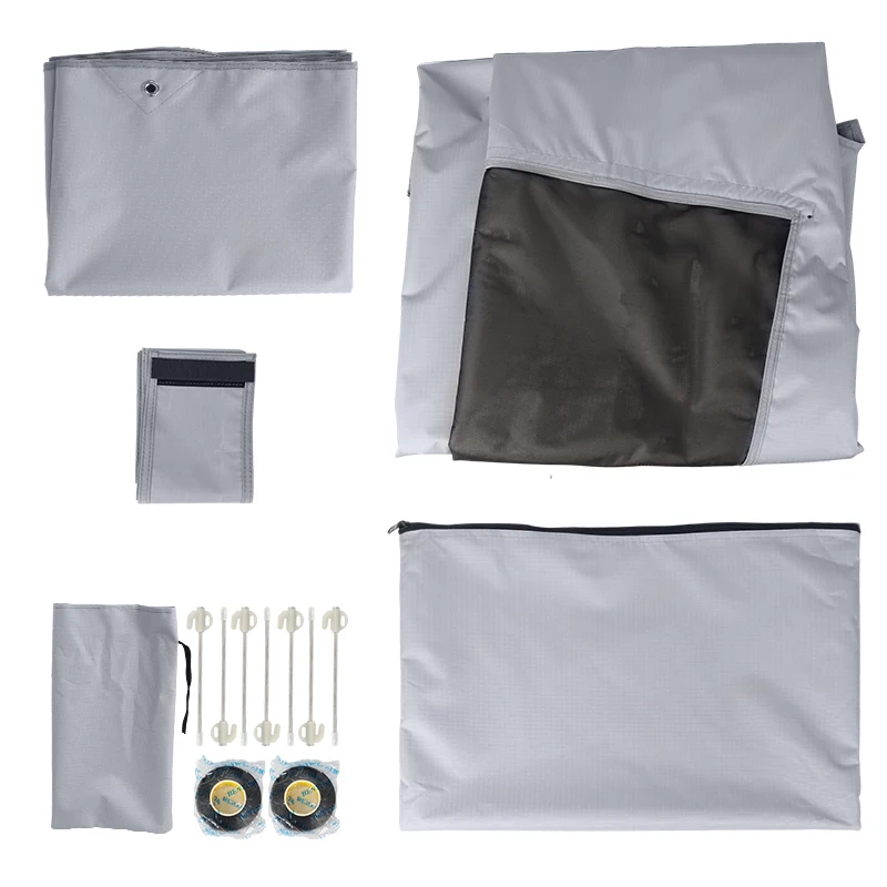 Portable Camping Shower Tent Stall for VW T5 T6 Transporter Tailgate 2003-Onwards Outdoor Privacy Enclosure Van Accessory