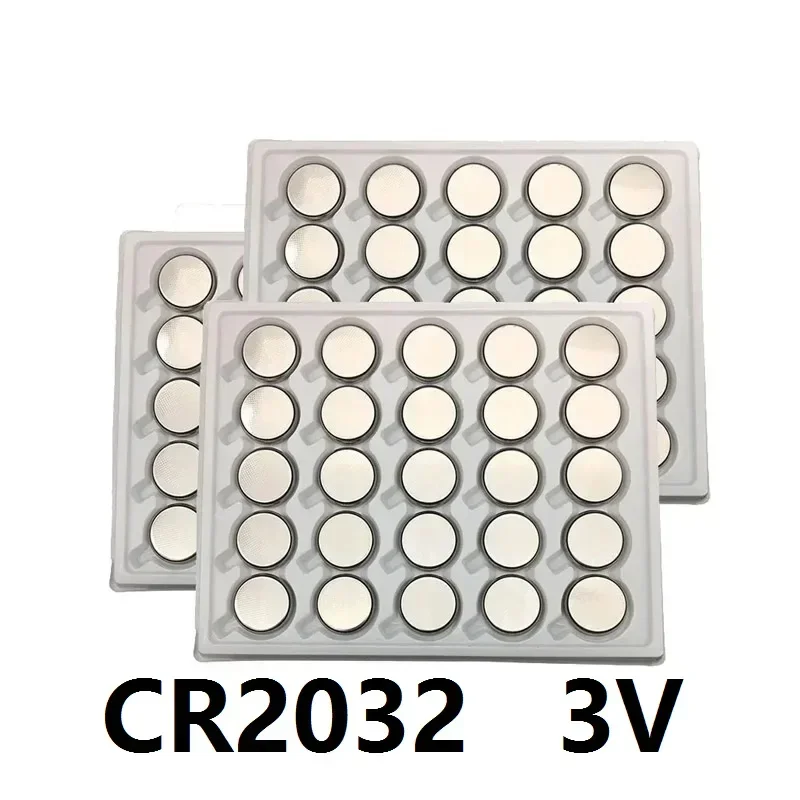 BCAK-CR2032 Botão Coin Cell, 3V Bateria De Lítio, DL2032, ECR2032, BR2032, brinquedo, relógio, carro, controle remoto, Calc, novo estilo, qualidade