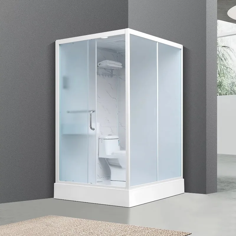 Luxury Portable Prefab Sanitary Bathroom Modular Portable Mobile Toilets Shower Cabin