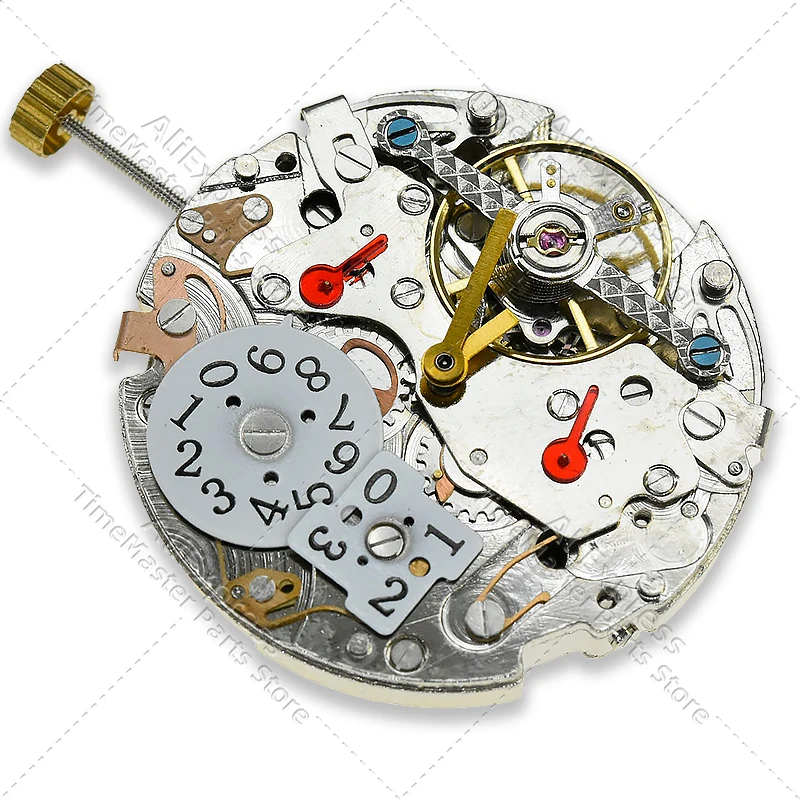 New Chinese Multi-Function Automatic Mechanical Watch Movement 2L27 Dandong 3 Hands Big Date at 12:00 Overall Height 9.1mm