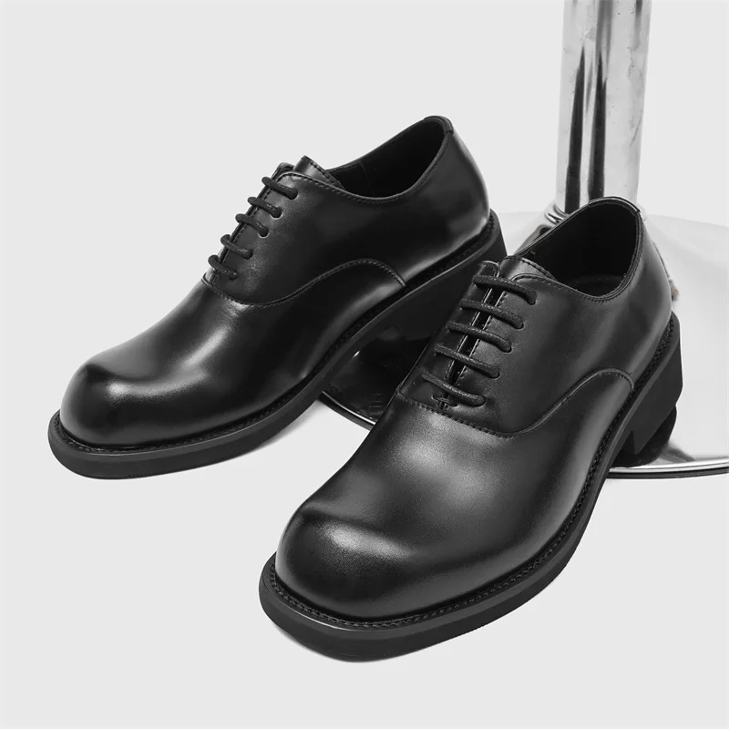 

mens casual business wedding formal dress shoes black brown lace-up original leather oxfords shoe square toe sneakers footwear
