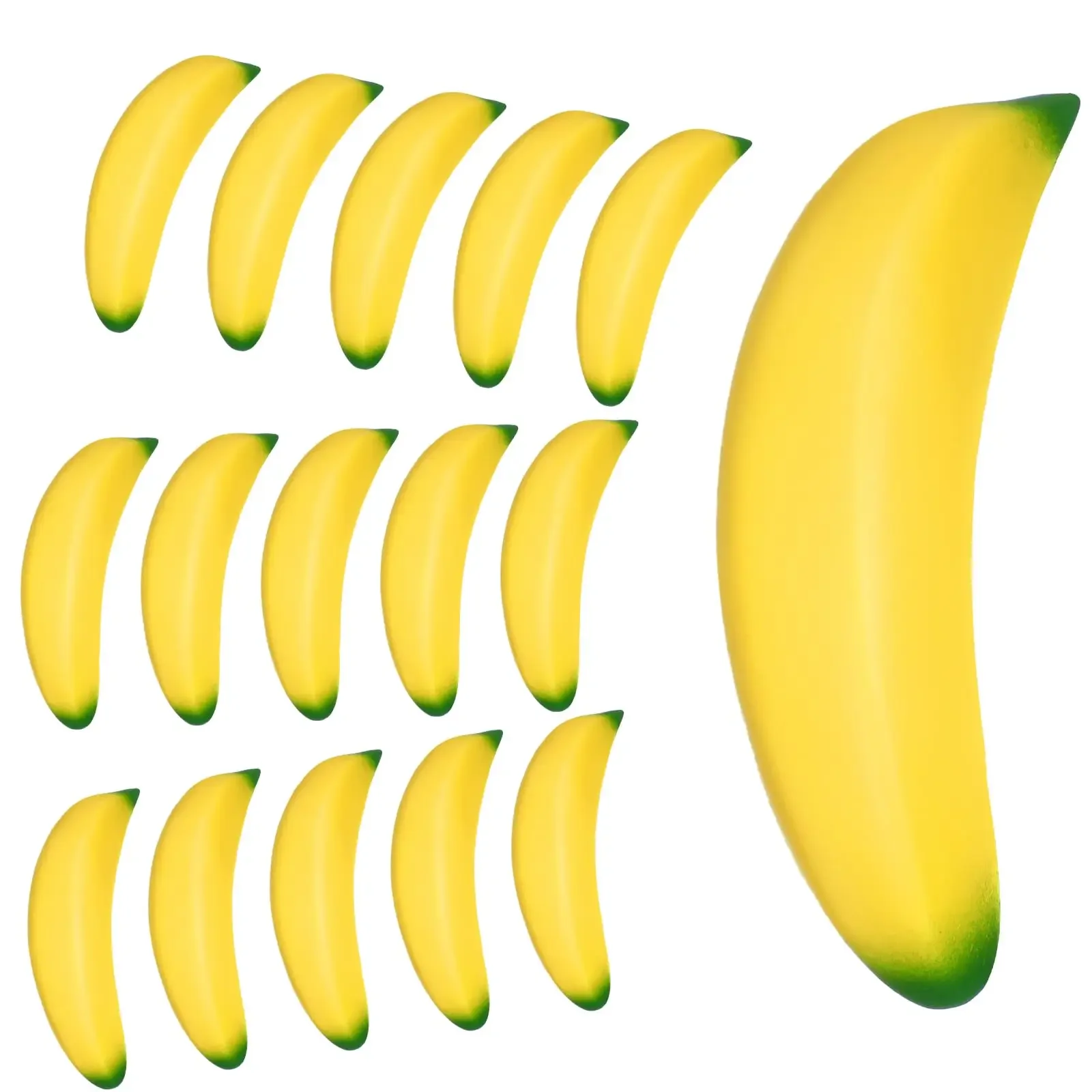 Squishy Banana Stress Relief Toy Slow Rising Soft Squeeze Toy Simulation Fruit Fidget Toys Anti Anxiety Hand Exercise Decor Gift
