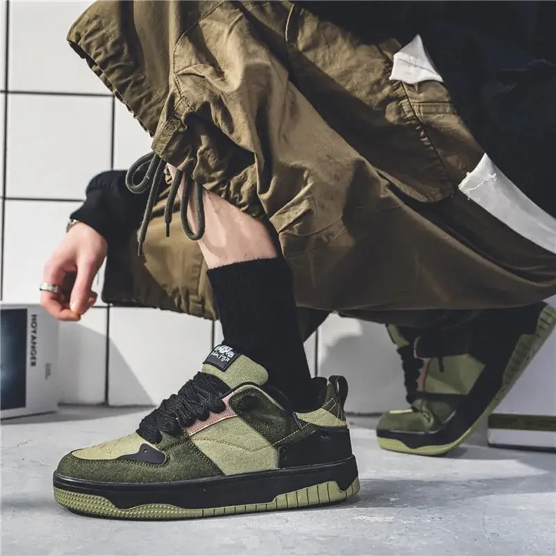 

Summer Breathable Men's Sports Casual Canvas Shoes round Toe Non-Leather Daily Wear Comfortable Sneakers from Mainland China