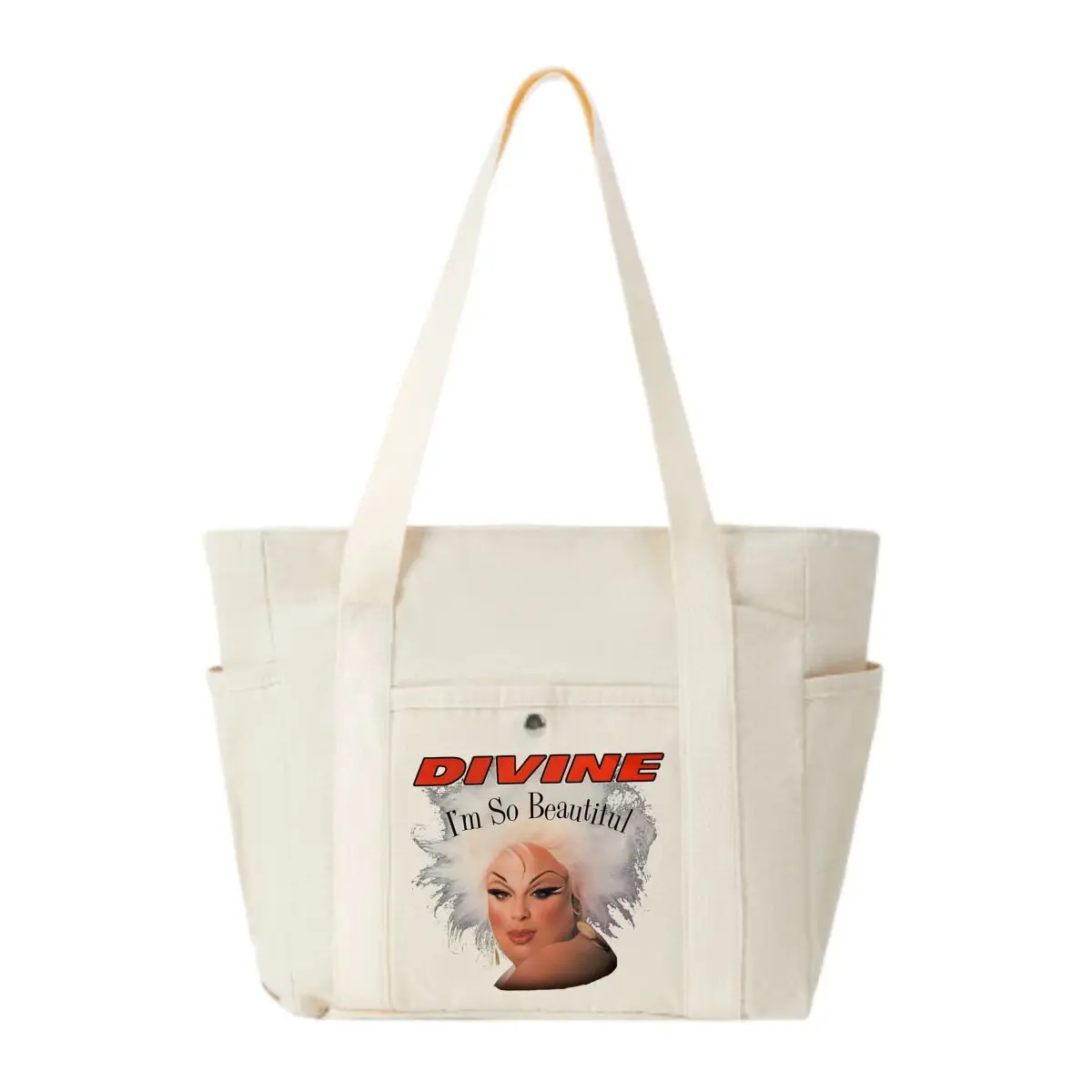 

Божественная леди с белым пером, большая холщовая сумка через плечо, женская повседневная студенческая сумка