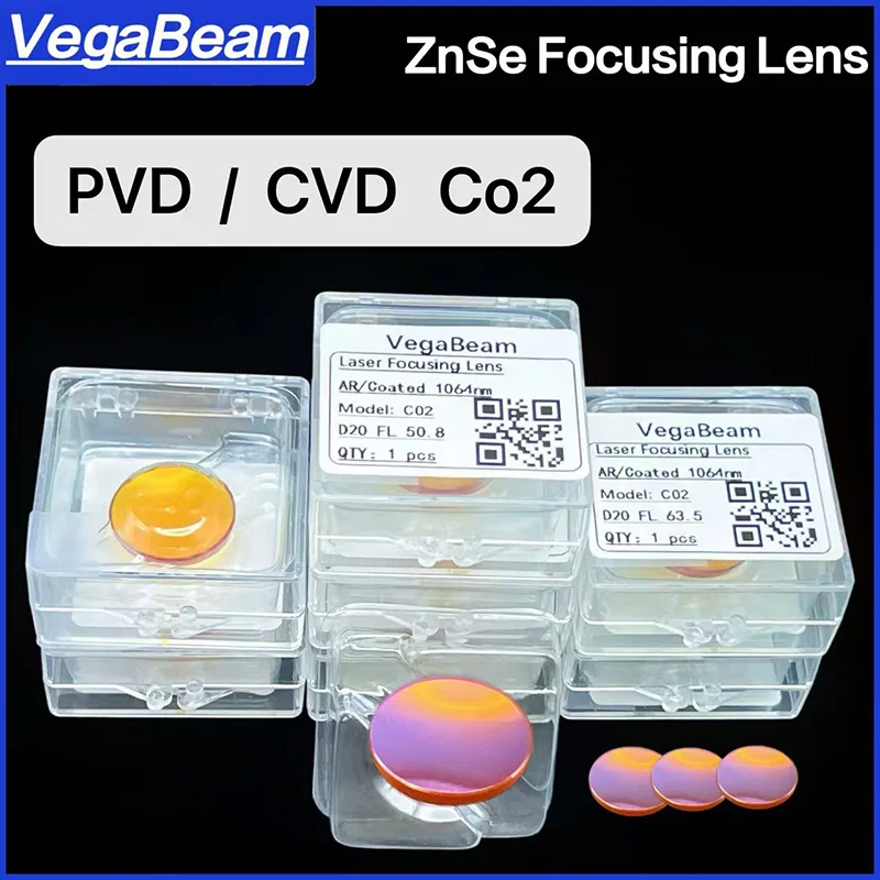 ZnSe Co2 Laser Focusing Lens High power D18 D19.05 D20 FL38.1/50.8/63.5/76.2/101.6/127mm For CO2 Laser Engraving Cutting Machine