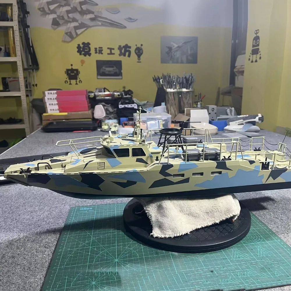 1/24 RC قارب المزدوج فرش السيارات CB-90H التحكم عن بعد الاعتداء قارب 67 سنتيمتر المزدوج فرش ESC RC قارب أطقم منمذجة الصبي لعبة هدية