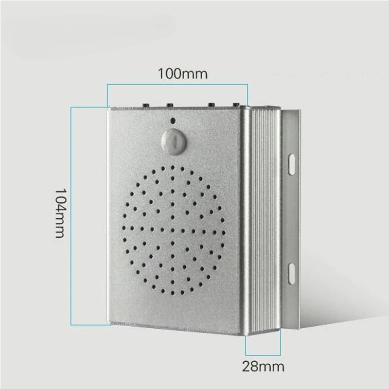 Timbre inalámbrico con sensor de movimiento PIR V2 con reproductor MP3, detección de movimiento humano, puerto USB, recordatorio de voz y audio personalizable