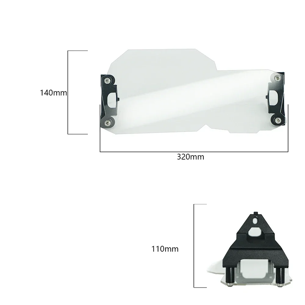 Para BMW F800GS F700GS F650GS Protector de faro de motocicleta cubierta de protección de faro delantero F800 F700 F650 GS Twin cyl