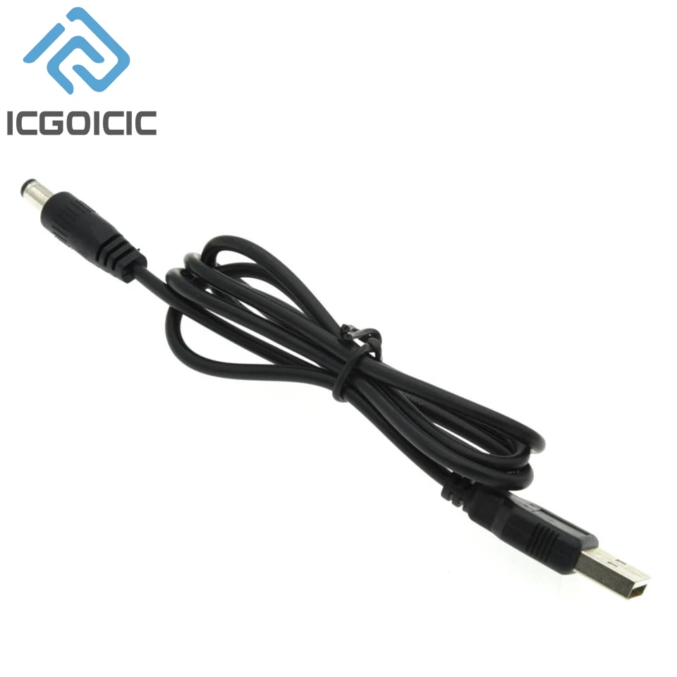 Uno-r3 개발 보드용 USB 전원 케이블, USB to DC5.5 * 2.1mm, 5V9V12V 부스트 케이블, Esp8266, Esp32