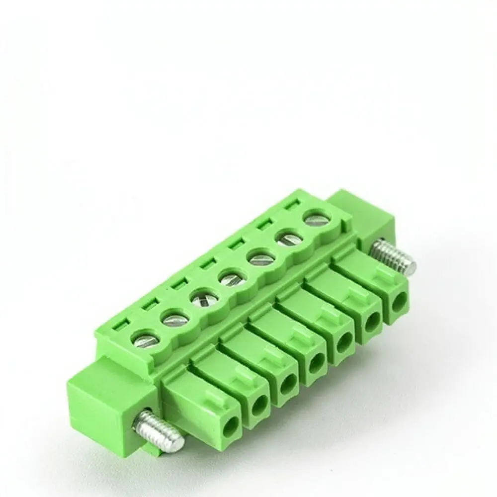 Industrial PCB Terminal Block For Sanhejin 3 81mm Pitch Flange Connector Socket Electrical Wire Plug Copper Pin Component