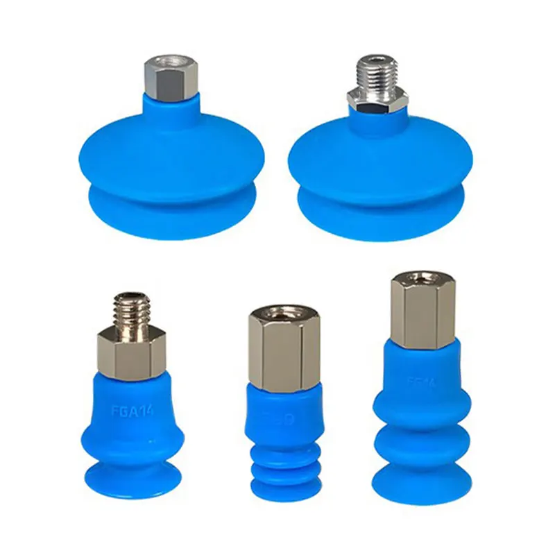 Pneumatic Vacuum Suction Cup FGA Series Round Nozzle Organ Mouth Silicone Double-layer Robot Automatic Manipulator Accessories