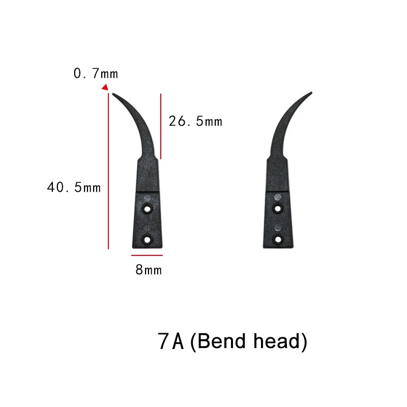 B*1Set Precision Anti Static ESD Tweezers Replaceable Tips Conductive Plastic Head Tweezers For Electronic Soldering