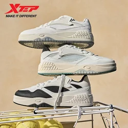 Xtep Skateboarding Shoes for Women 2025 Summer Anti-slip Comfortable Thick-soled Fashion Street Style Sneakers 875218310009