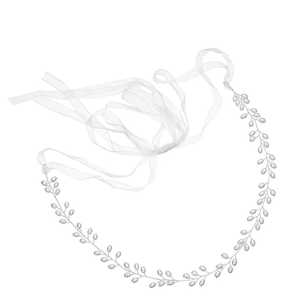 

Pearl Wedding Belt Stylish Bridal Waistband Ribbon Durable Bride Belt Wedding Dress Decoration Bridesmaid Accessory