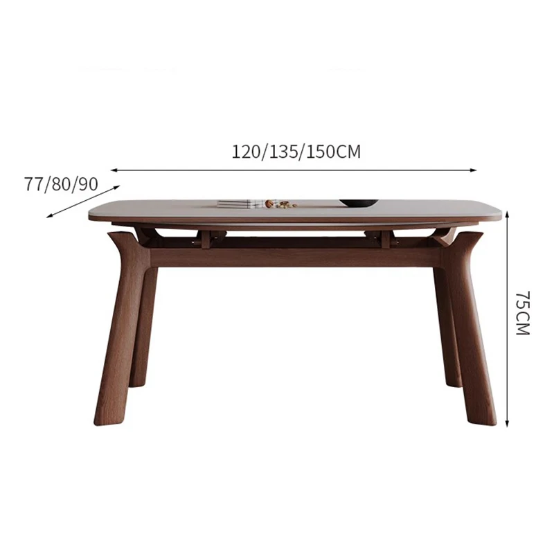 طاولة طعام عتيقة قابلة للتمديد، أطقم غرف خشبية مستطيلة، طاولة طعام للحديقة، تصميم متعدد الوظائف، أثاث ميسا قابل للطي