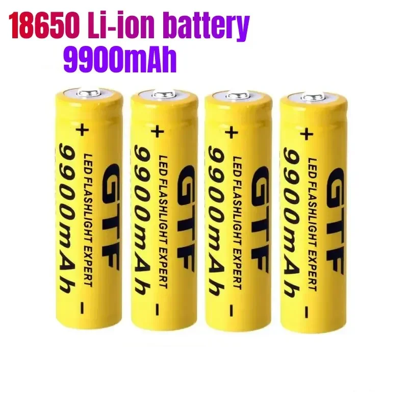 New 18650 battery 3.7V 9900mAh rechargeable Li-ion battery for Led flashlight Torch batery lithium battery