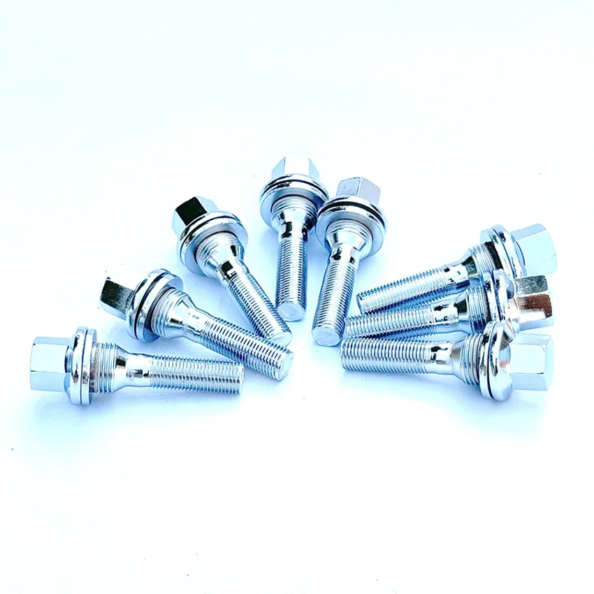 

16pcs 35/40/45/50mm Screws M12x1.25 Extended Wheel Lug Bolt For Citroen Berlingo, Citroen C2, Citroen C3, Citroen C3 Pluriel