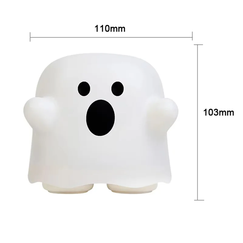 Aaan-luz noturna para quarto infantil, sensor de toque, lâmpada de silicone recarregável, presente de feriado perfeito para crianças a