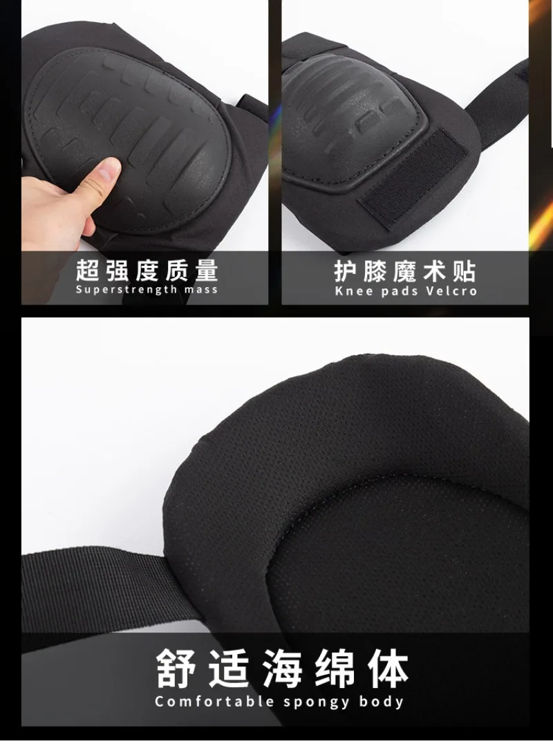 Tactical Knee Elbow Pads Four‑Piece Set Anti‑Fall Protective Gear for Hiking Cycling Multi‑Sport Shock‑Resistant Safety Gear