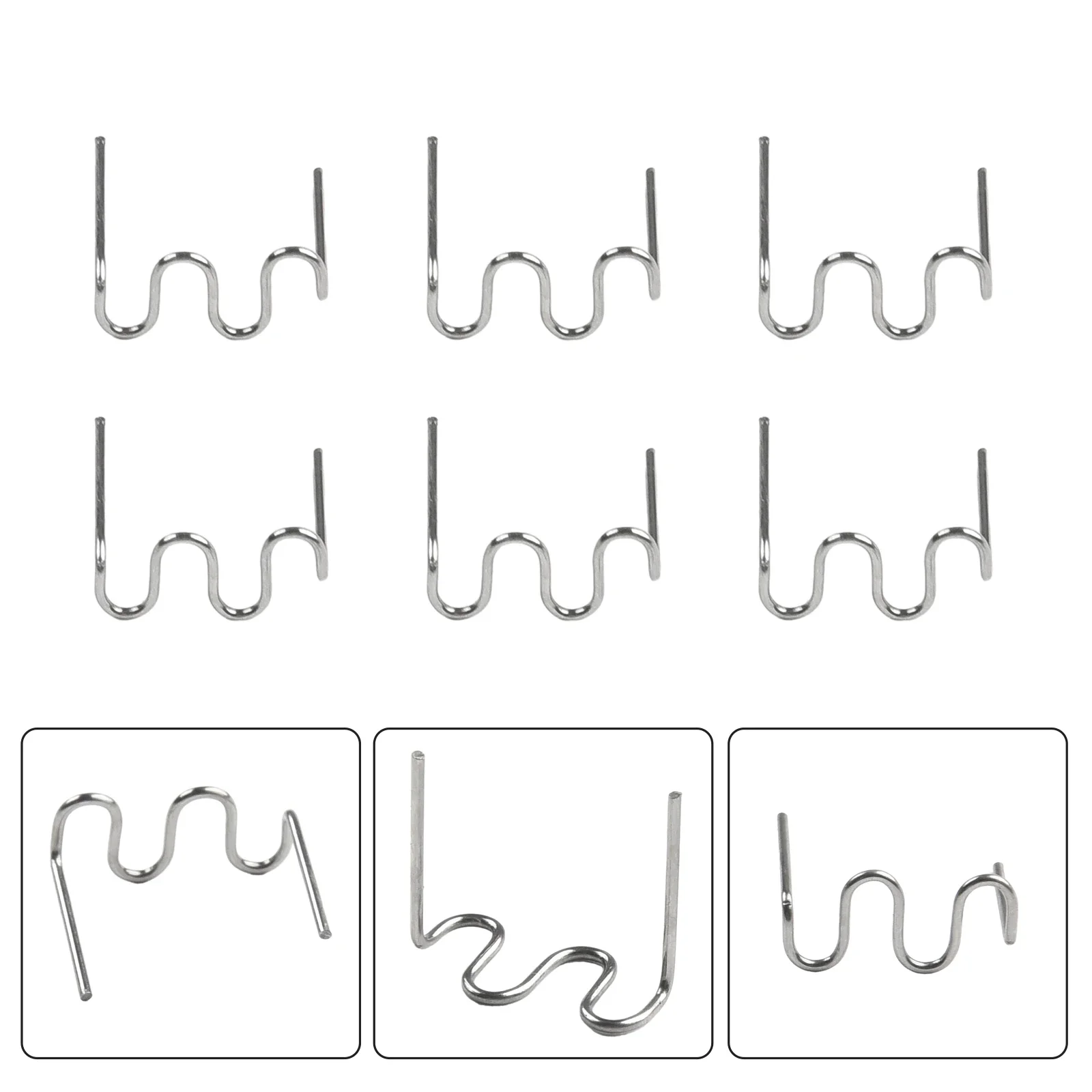 100PCS Hot Stapler Staples Automotive Plastic Repair Welding Nail For Car Repair Welding Melt Hot Tool Patch Weld Nail 0.6/0.8mm