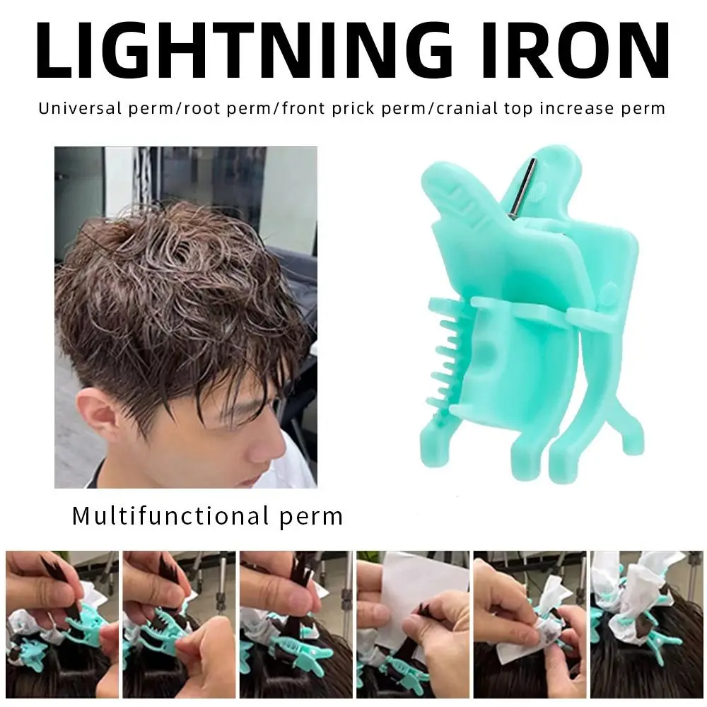 

25Pcs Reusable Salon Hair Perm Clips Hairdressing Barbershop Tools Curl Styling Clamps Professional DIY Hook Loop Hair Rollers