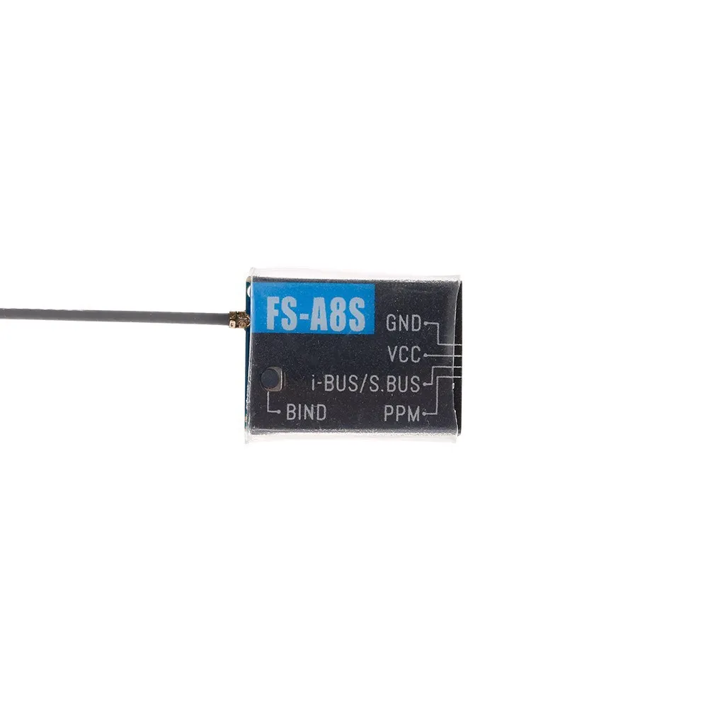 4Pcs FLYSKY Fusi 8 channel FS-A8S receiver 2.4G PPM for i6S i6X i10 TM8 TM10 view 2
