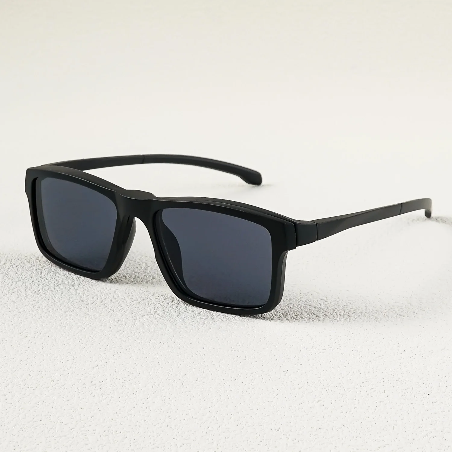 Magnetische Lesebrille mit UV-Schutzgläsern – +1,0 bis +3,5 Vergrößerung, modische quadratische Lesebrille, Sonnenbrille – Detail 5