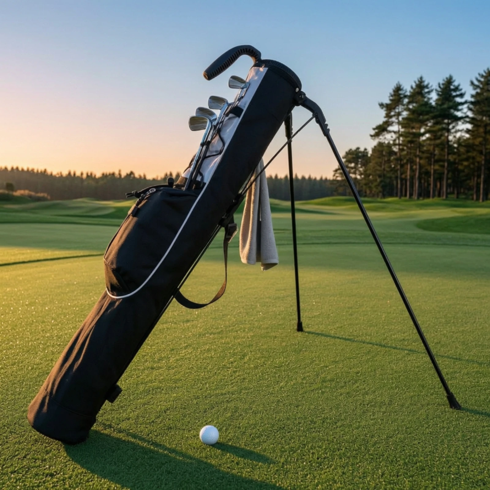 golf-stand-bag-compact-golf-bag-with-stand-adjustable-rugged-for-golfers-driving-range-travel