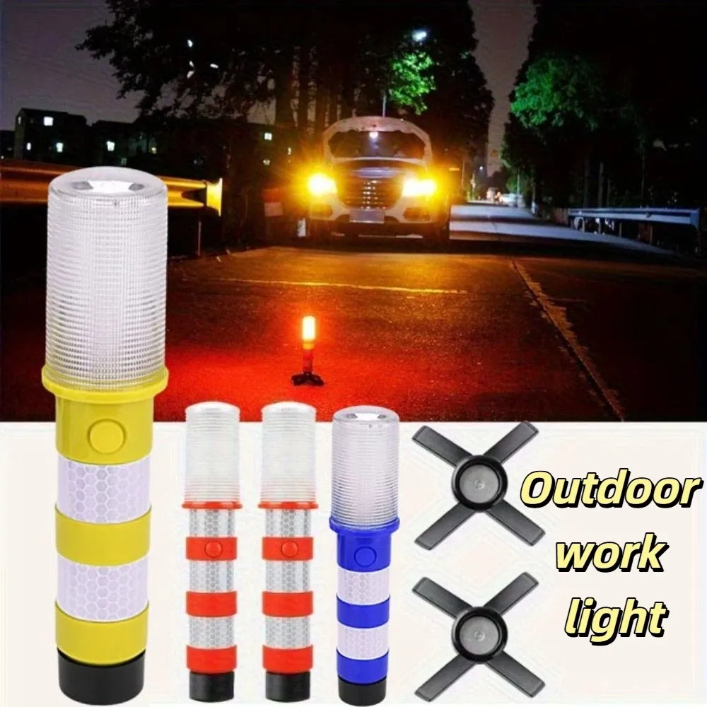 

Светодиодный сигнальный фонарь с высокой видимостью, съемной подставкой, стробоскопом, телескопической палкой и магнитным основанием