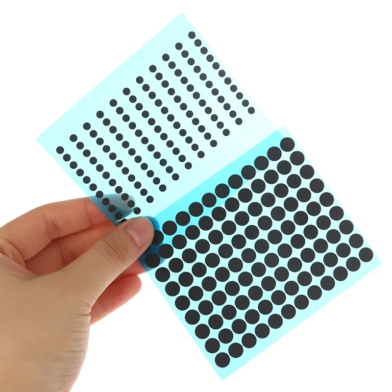 Kit de reparación de teclado con almohadillas de goma conductoras negras, diámetro 1,5/2/3,5/7/8/9MM, botones de goma conductora para Control remoto IR