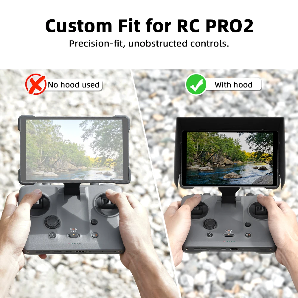 

for RC PRO 2 Sun Visor Dust Cover for DJI MAVIC 4PRO RC PRO 2 Remote Control Hood Camera Accessories Black
