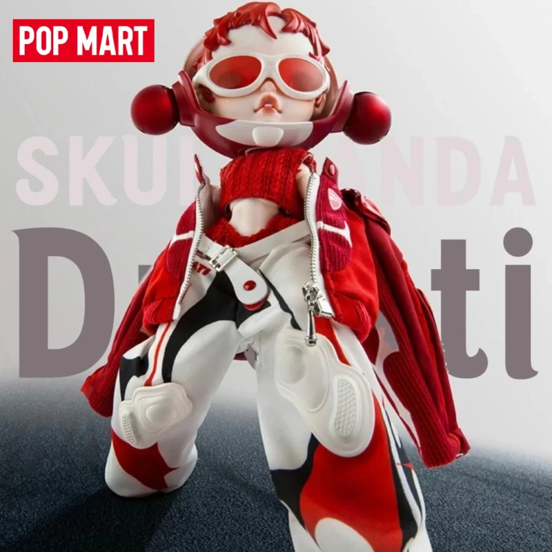 

Фигурка POPMART SKULLPANDA × DUCATI 1/6, модное модное украшение, коллекционные подарки