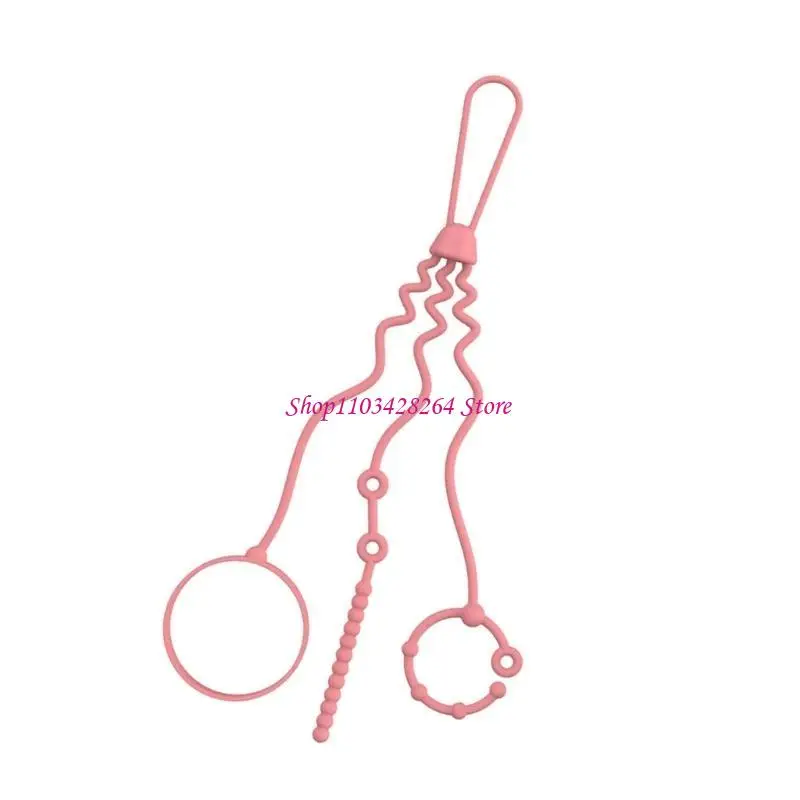 Силиконовые ремни для прорезывания зубов, регулируемая цепочка для соски, 28 см, для повседневного использования