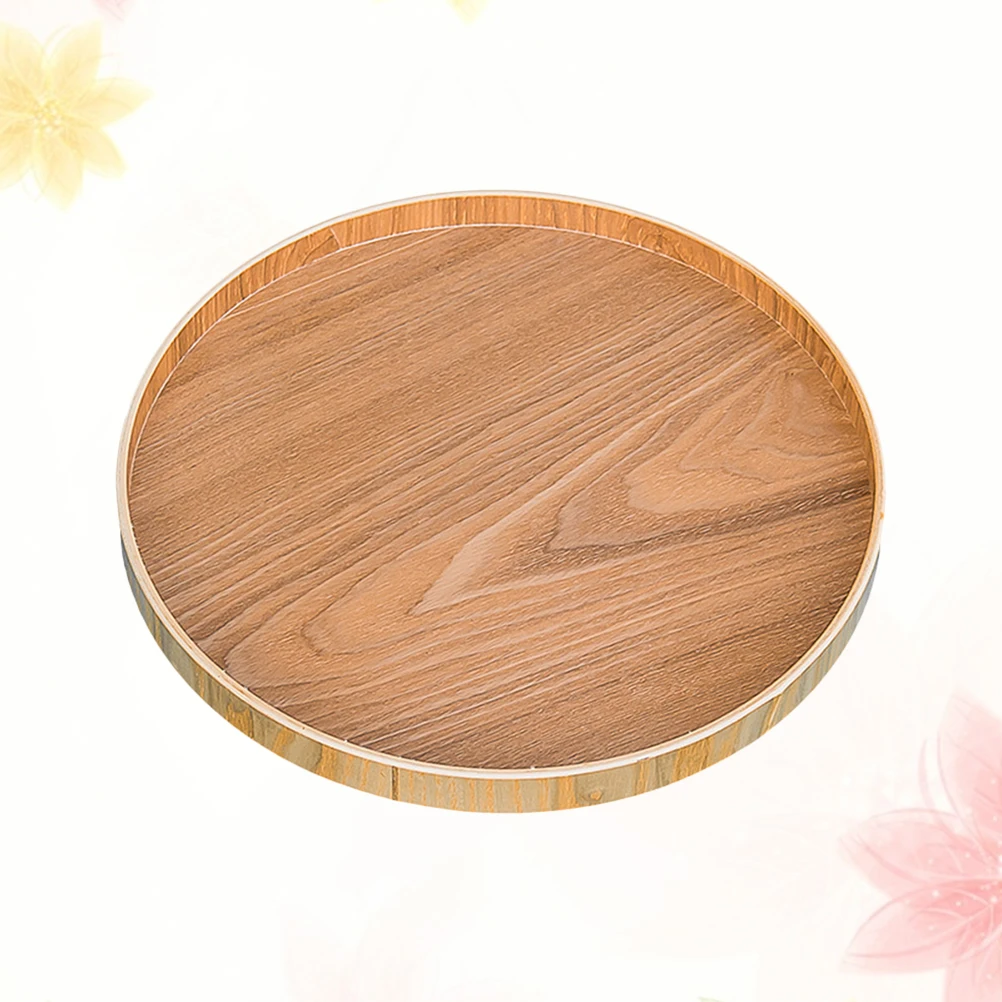 

Creative Round Tray Food Serving Plate Fruit Dessert Snack Tray For Party Wedding Christmas Home Snack Saucer 33Cm
