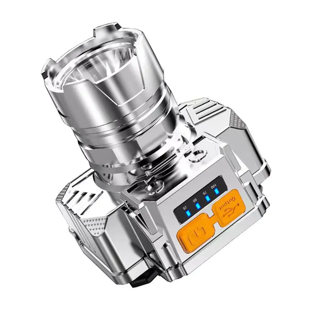 Mini Led Rechargeable Lamp High Power Mini Lamp Light Usb Type-c Sensor Light Front Light For Working Fishing N7v8