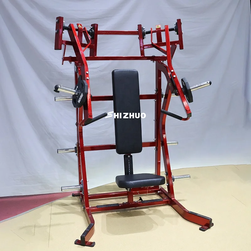 

Shizhuo High Quality 3.0 Thickness Steel Plate Loaded Body Strength Gym Fitness Iso-Lateral Horizontal Chest Press Machine