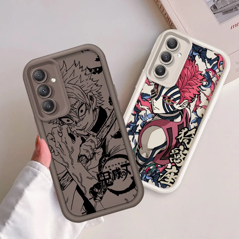 

D-Demons Slayer Japanese Anime For Samsung A73 A71 A54 A53 A52 A51 A33 A32 A21S A14 A13 A12 A03 A04 A05 5G Eye Ladder TPU